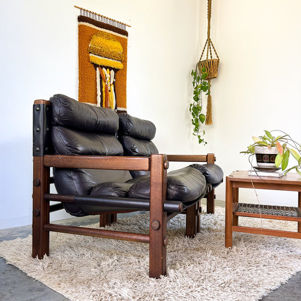 NORE FURNITURE TWO SEATER LEATHER SOFAS