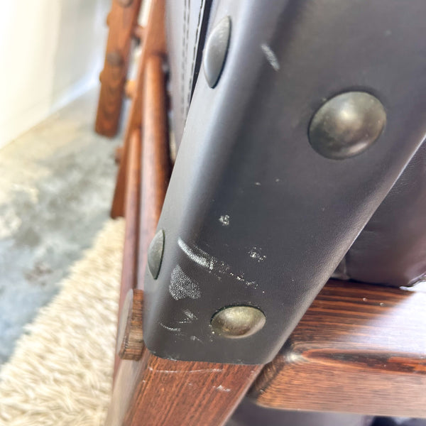 NORE FURNITURE TWO SEATER LEATHER SOFAS