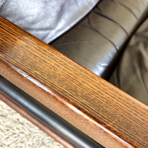 NORE FURNITURE TWO SEATER LEATHER SOFAS