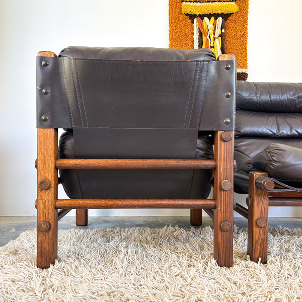 NORE FURNITURE TWO SEATER LEATHER SOFAS