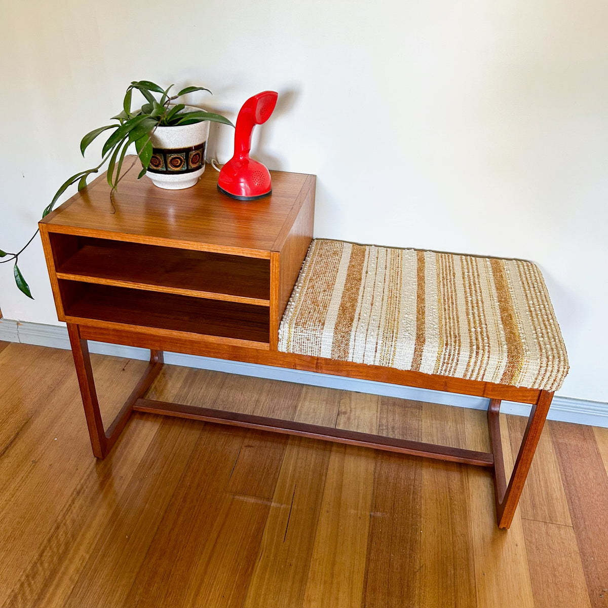 Telephone Chair Vintage Phone Bench Mid Century Telephone Seat