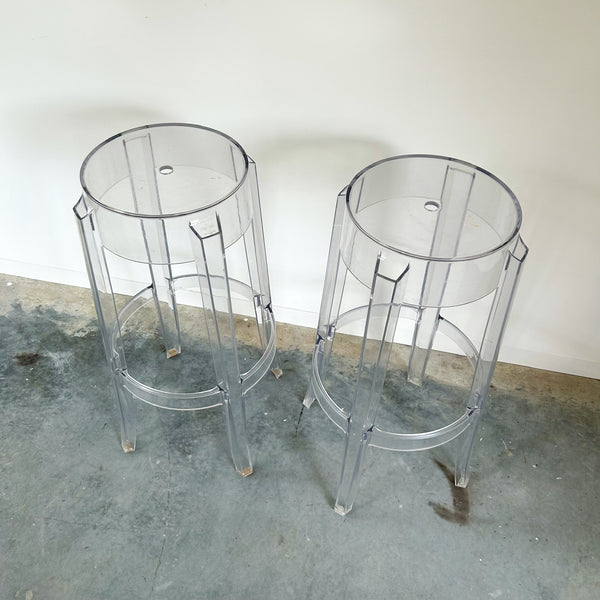 KARTELL CHARLES GHOST STOOLS