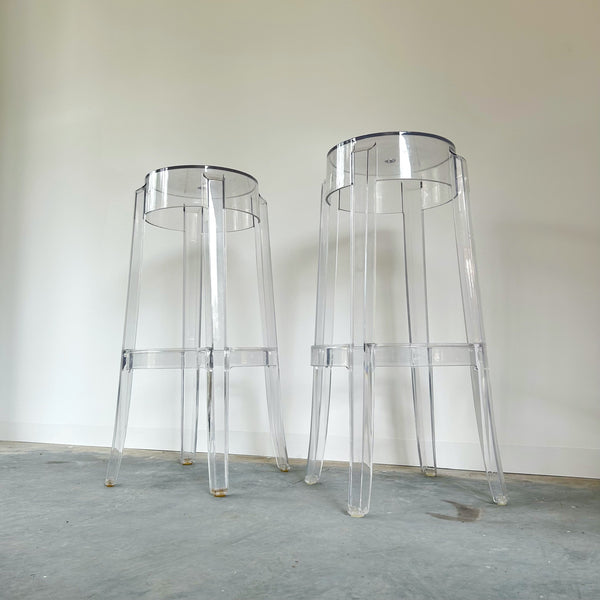 KARTELL CHARLES GHOST STOOLS