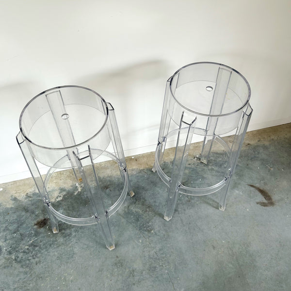 KARTELL CHARLES GHOST STOOLS