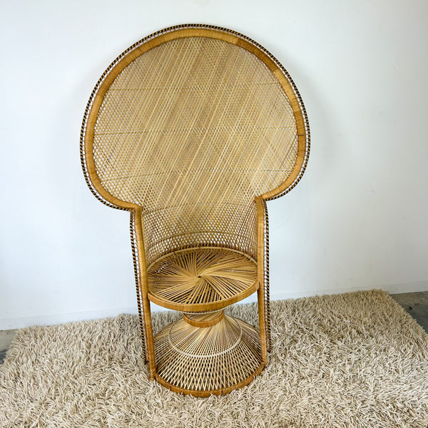 CANE PEACOCK CHAIR