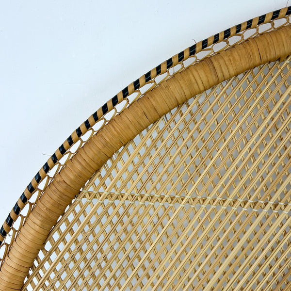 CANE PEACOCK CHAIR