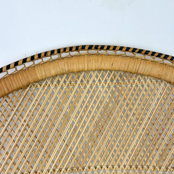 CANE PEACOCK CHAIR
