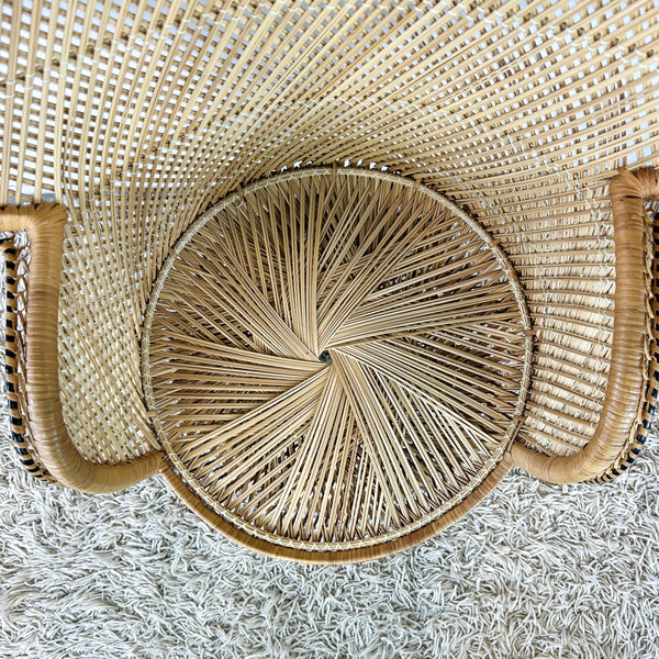 CANE PEACOCK CHAIR
