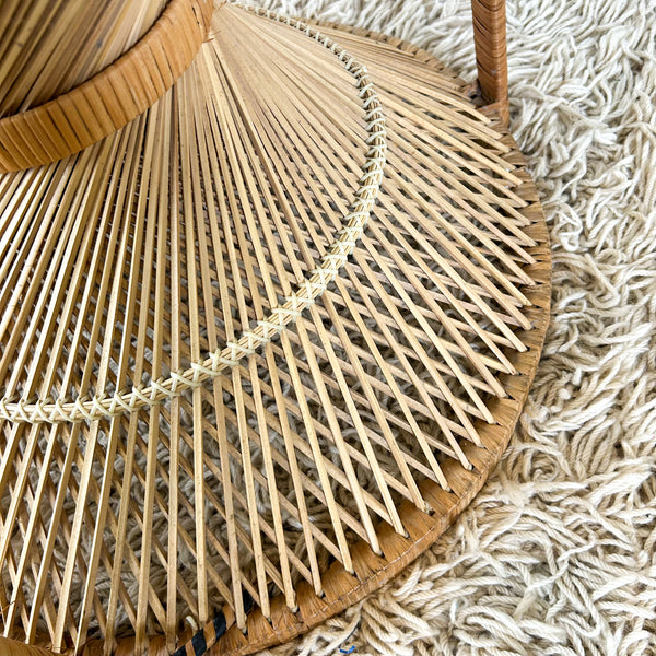 CANE PEACOCK CHAIR