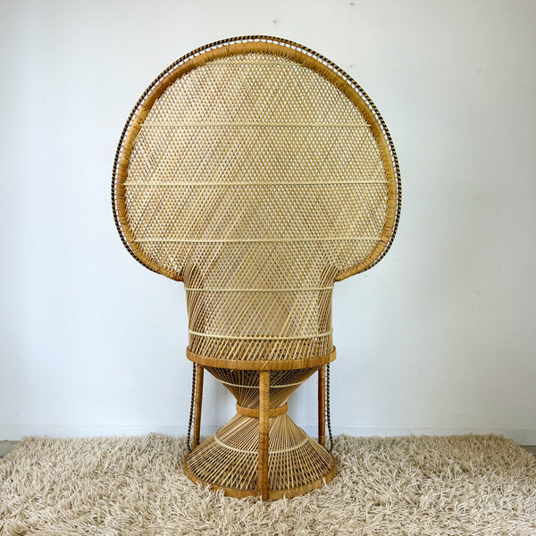 CANE PEACOCK CHAIR