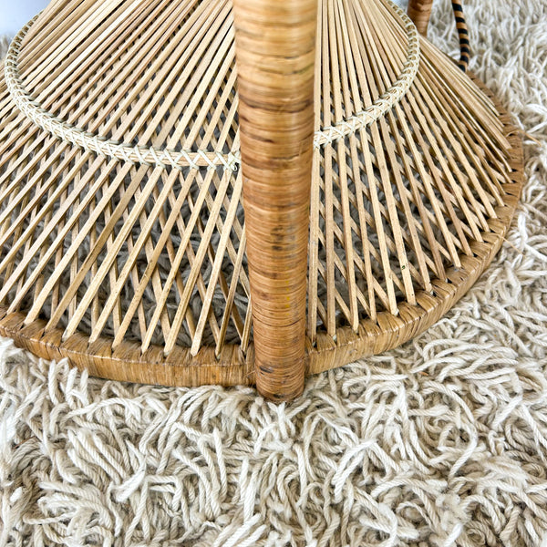 CANE PEACOCK CHAIR