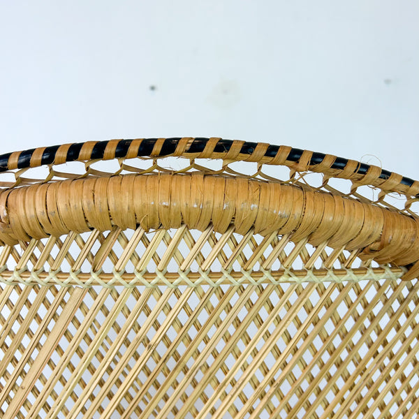 CANE PEACOCK CHAIR