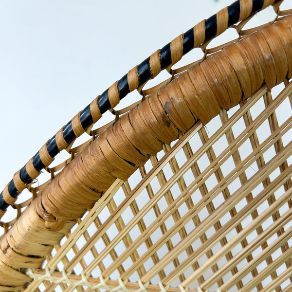 CANE PEACOCK CHAIR