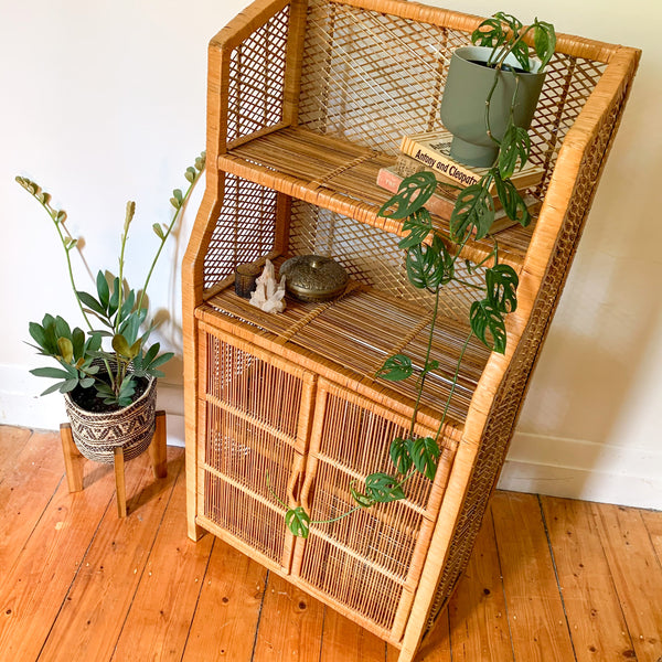 CANE CABINET SIDEBOARD - HEY JUDE WORKSHOP • Vintage furniture & wares.
