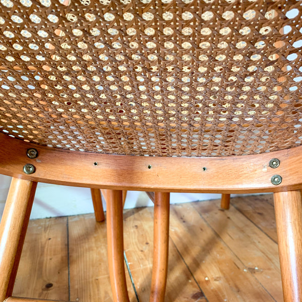 RATTAN BENTWOOD DINING CHAIRS - HEY JUDE WORKSHOP • Vintage furniture & wares.