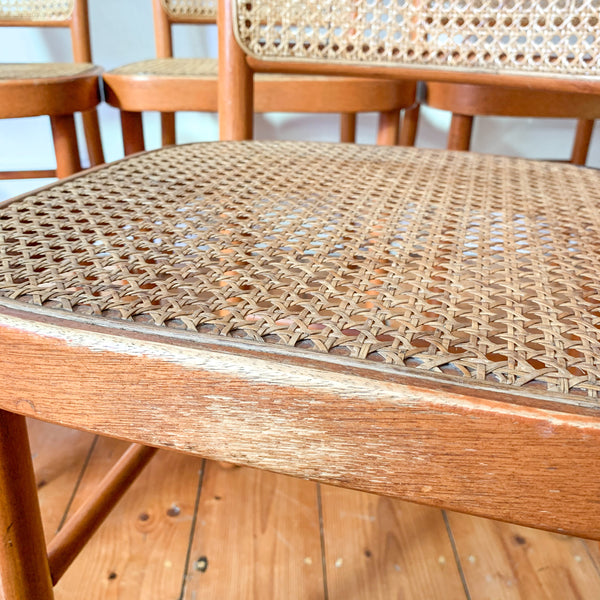 RATTAN BENTWOOD DINING CHAIRS - HEY JUDE WORKSHOP • Vintage furniture & wares.