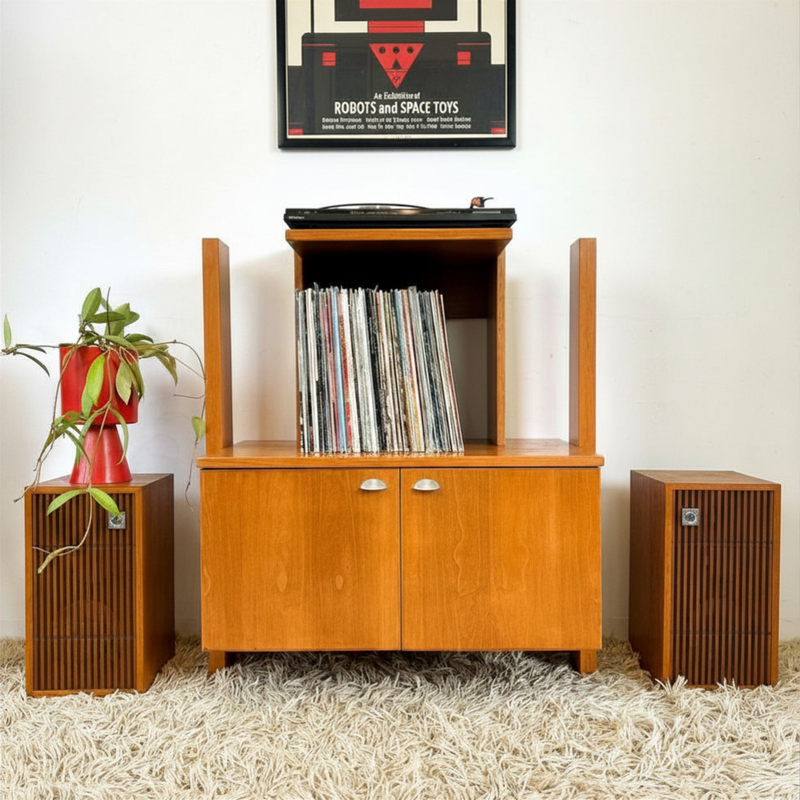 WALL MOUNTED STEREO CABINET - HEY JUDE WORKSHOP • Vintage furniture & objects Melbourne