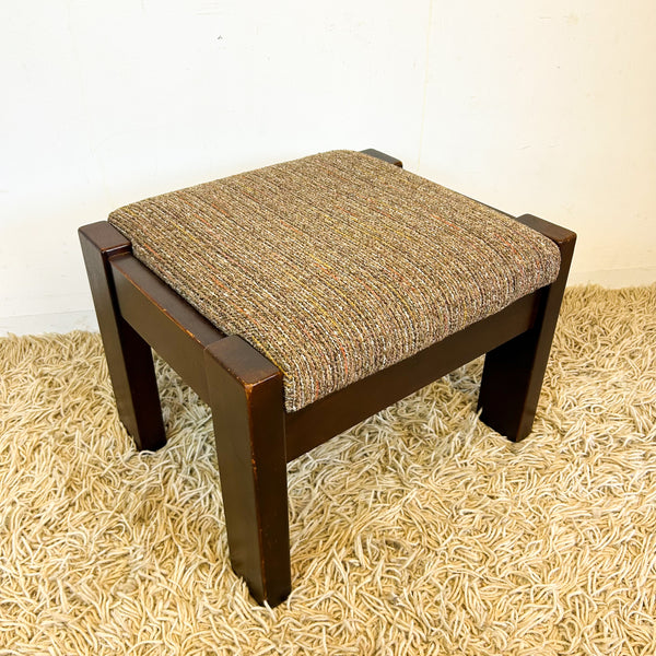 UPHOLSTERED FOOTSTOOL