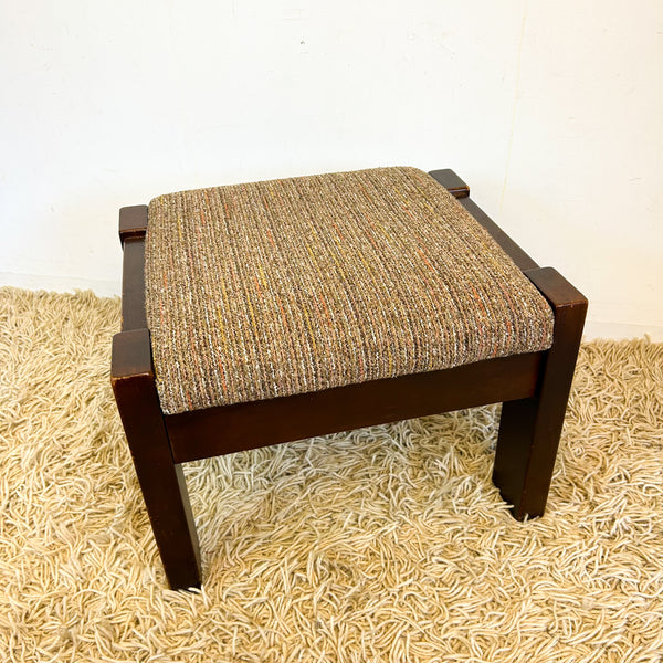 UPHOLSTERED FOOTSTOOL