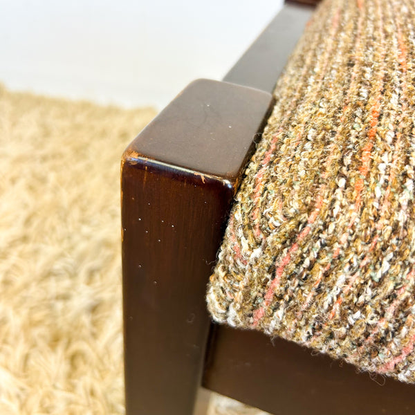 UPHOLSTERED FOOTSTOOL