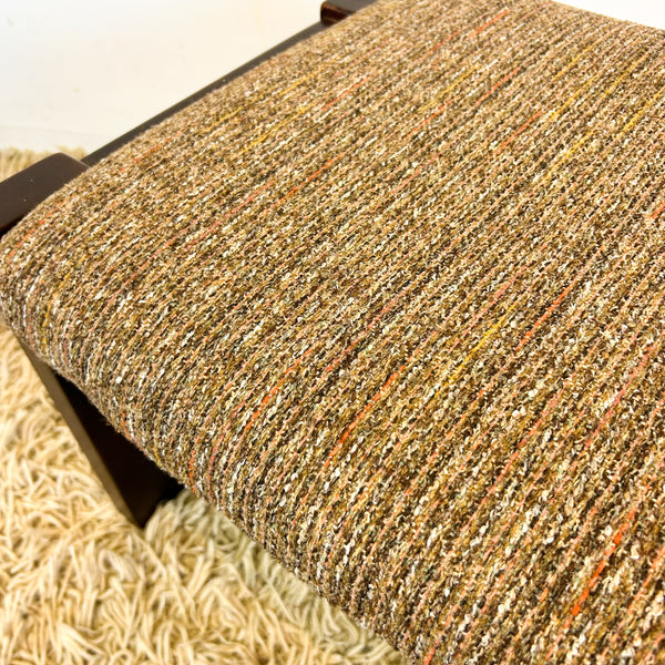 UPHOLSTERED FOOTSTOOL