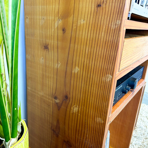 PINE STEREO CABINET