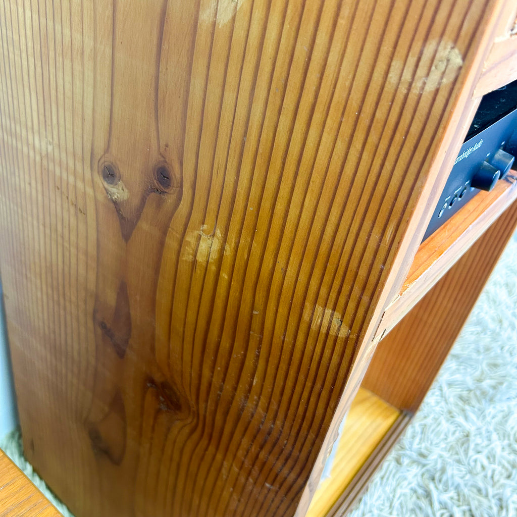 PINE STEREO CABINET - HEY JUDE WORKSHOP • Vintage furniture & objects Melbourne