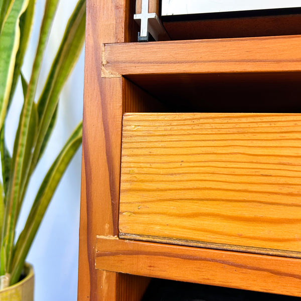 PINE STEREO CABINET