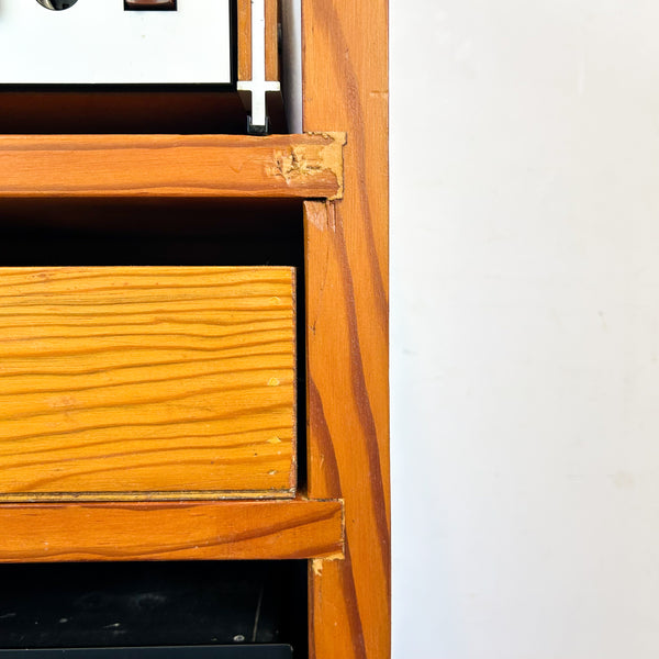 PINE STEREO CABINET