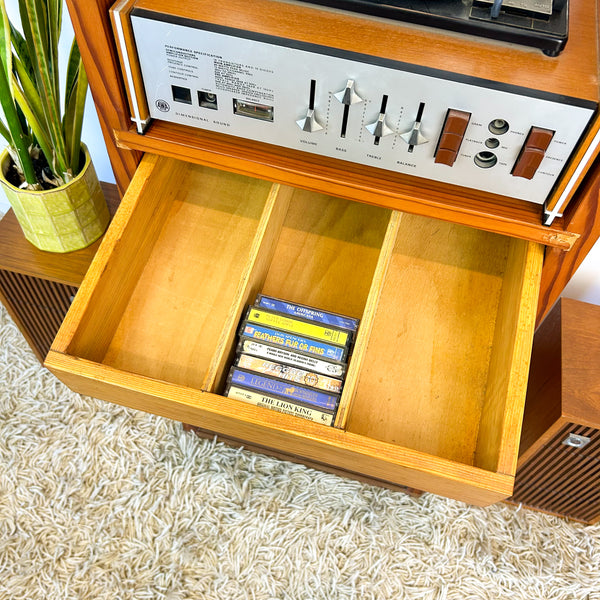 PINE STEREO CABINET