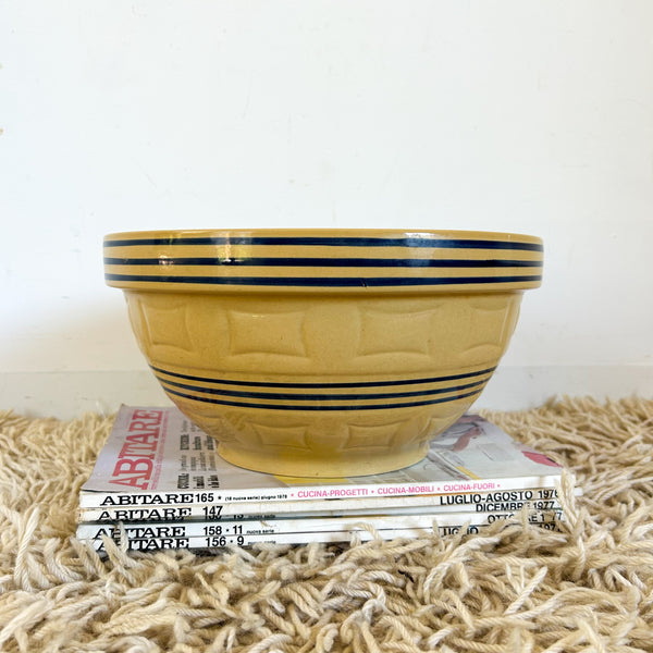 YELLOW WARE MIXING BOWL - HEY JUDE WORKSHOP • Vintage furniture & objects Melbourne