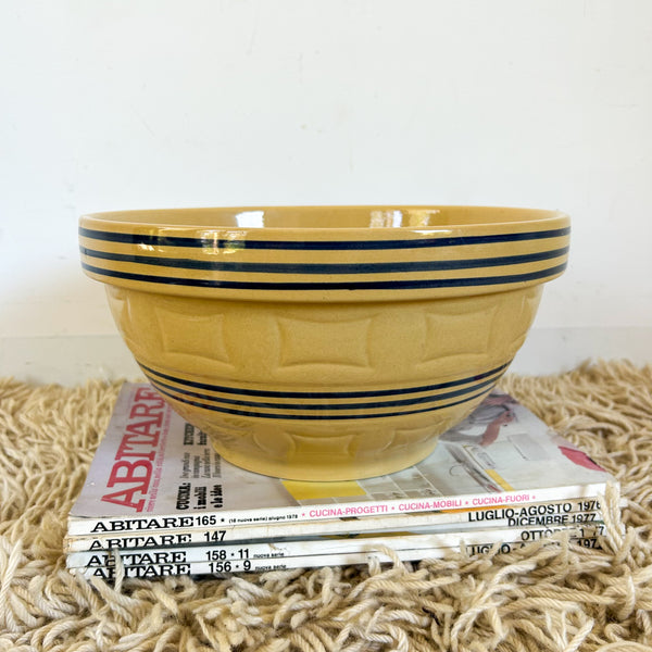 YELLOW WARE MIXING BOWL - HEY JUDE WORKSHOP • Vintage furniture & objects Melbourne