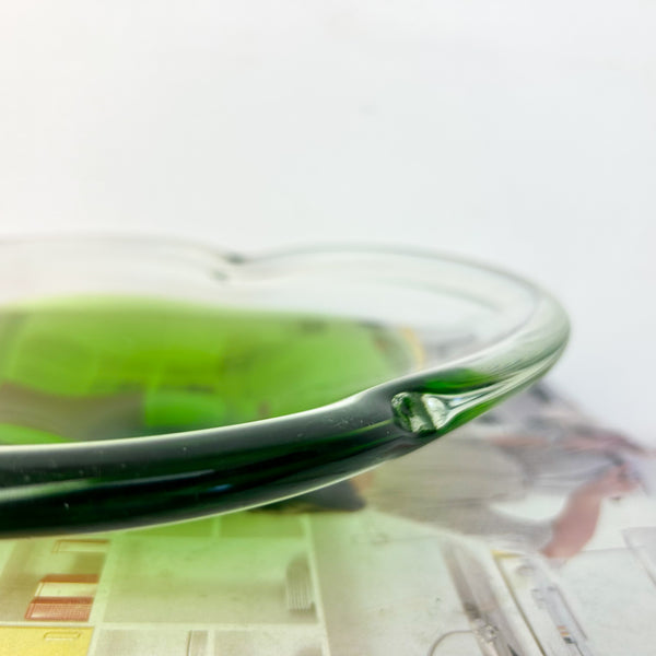 ASYMMETRIC SOMMERSO ART GLASS DISH