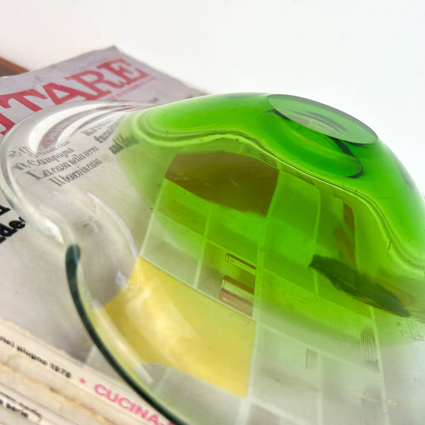 ASYMMETRIC SOMMERSO ART GLASS DISH
