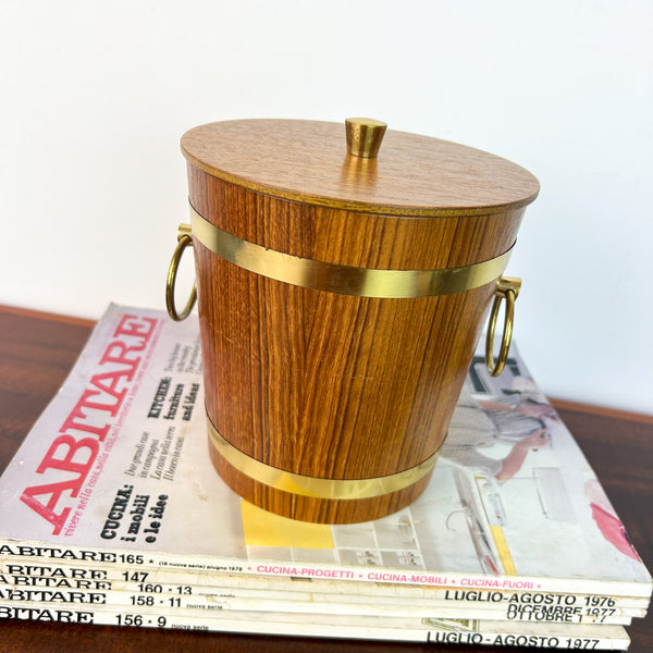 JAPANESE TEAK ICE BUCKET - HEY JUDE WORKSHOP • Vintage furniture & objects Melbourne