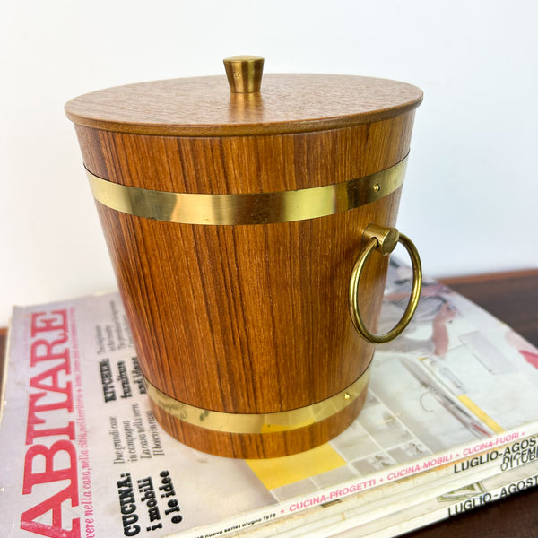 JAPANESE TEAK ICE BUCKET - HEY JUDE WORKSHOP • Vintage furniture & objects Melbourne