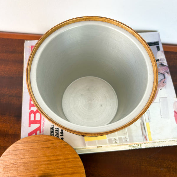 JAPANESE TEAK ICE BUCKET - HEY JUDE WORKSHOP • Vintage furniture & objects Melbourne