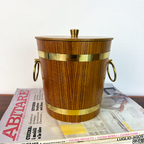 JAPANESE TEAK ICE BUCKET - HEY JUDE WORKSHOP • Vintage furniture & objects Melbourne