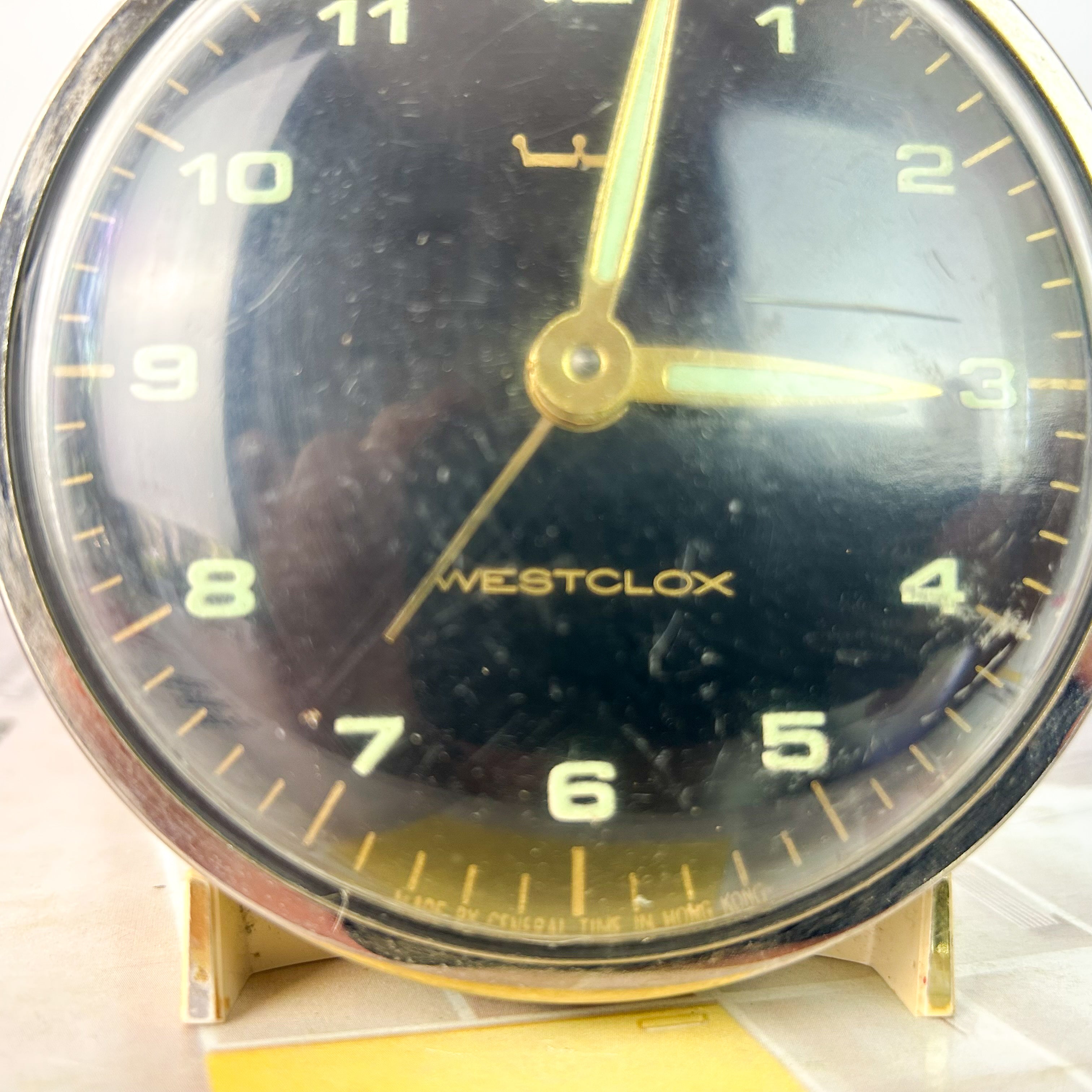WESTCLOX BEDSIDE CLOCK - HEY JUDE WORKSHOP • Vintage furniture & objects Melbourne