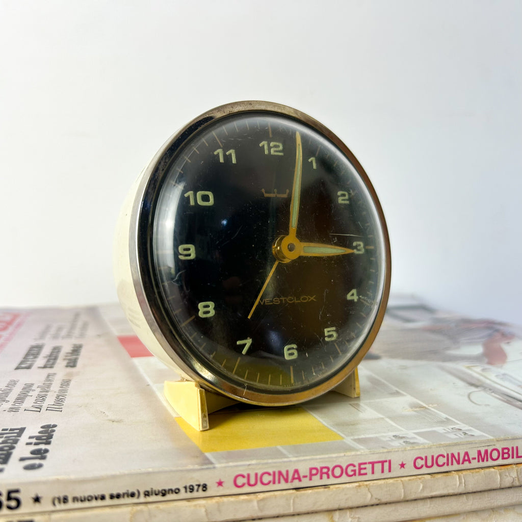 WESTCLOX BEDSIDE CLOCK - HEY JUDE WORKSHOP • Vintage furniture & objects Melbourne