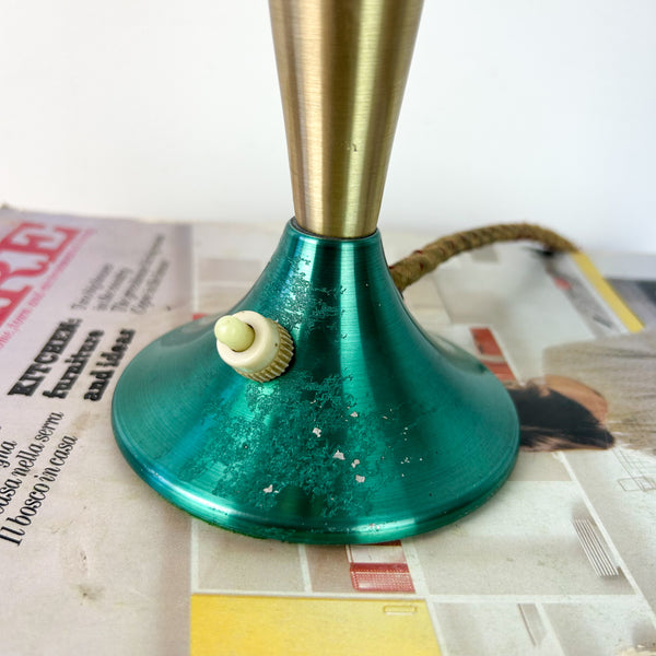 DAYDREAM ANODISED GREEN & GOLD TABLE LAMP - HEY JUDE WORKSHOP • Vintage furniture & objects Melbourne