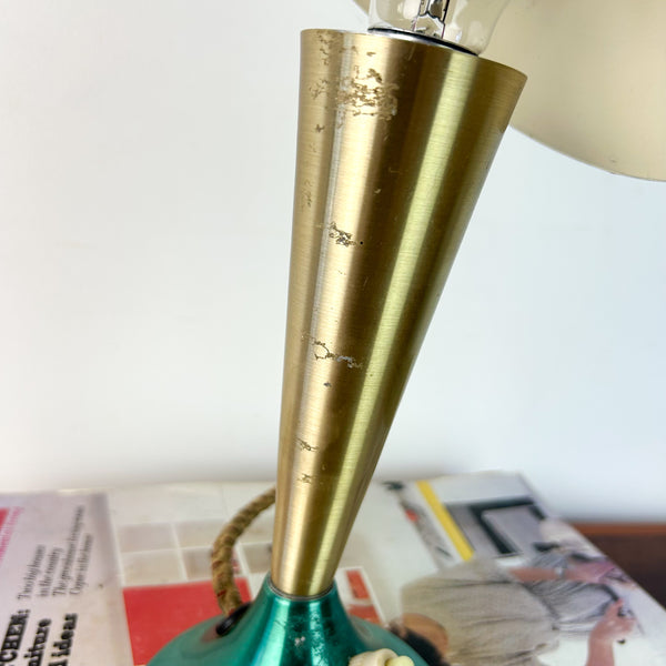 DAYDREAM ANODISED GREEN & GOLD TABLE LAMP - HEY JUDE WORKSHOP • Vintage furniture & objects Melbourne