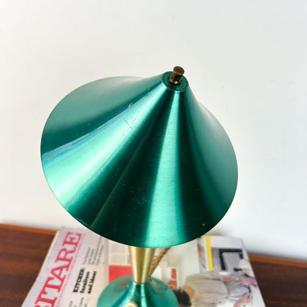 DAYDREAM ANODISED GREEN & GOLD TABLE LAMP - HEY JUDE WORKSHOP • Vintage furniture & objects Melbourne