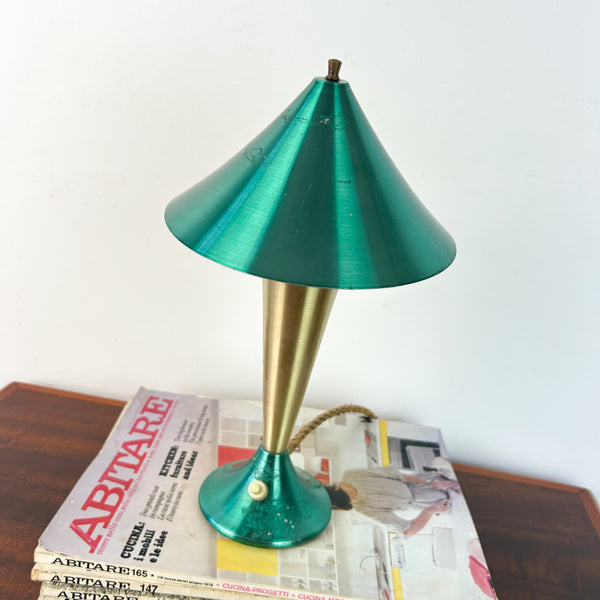 DAYDREAM ANODISED GREEN & GOLD TABLE LAMP - HEY JUDE WORKSHOP • Vintage furniture & objects Melbourne