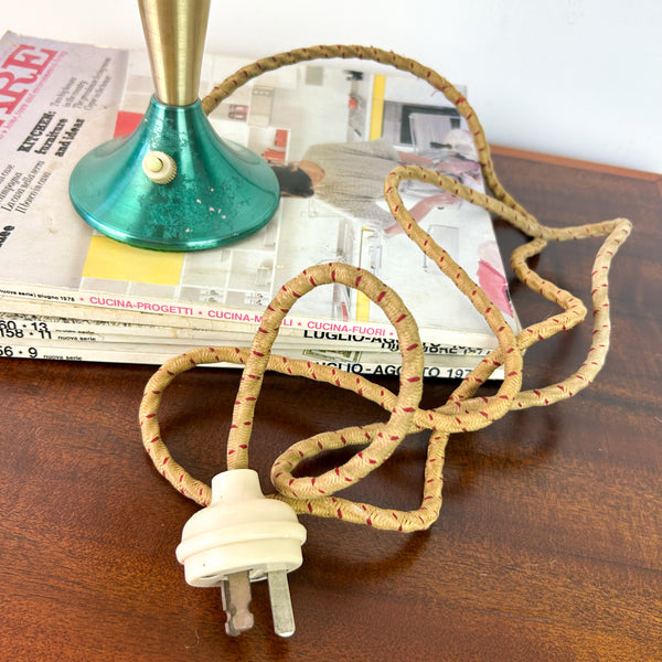 DAYDREAM ANODISED GREEN & GOLD TABLE LAMP - HEY JUDE WORKSHOP • Vintage furniture & objects Melbourne