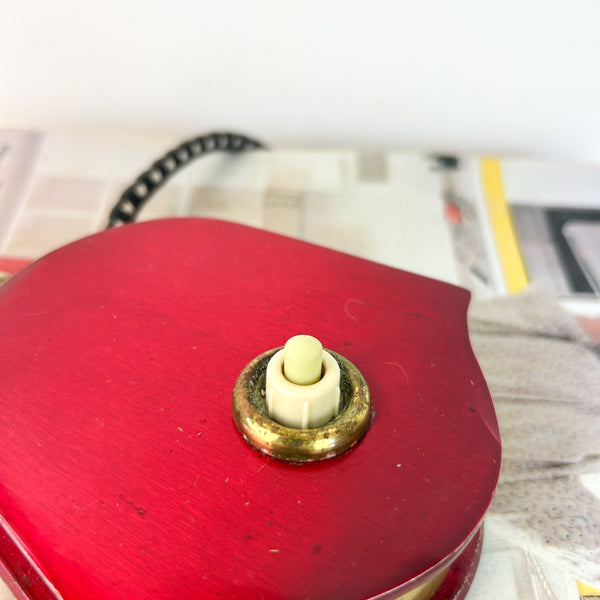 DAYDREAM ANODISED RED TABLE LAMP - HEY JUDE WORKSHOP • Vintage furniture & objects Melbourne