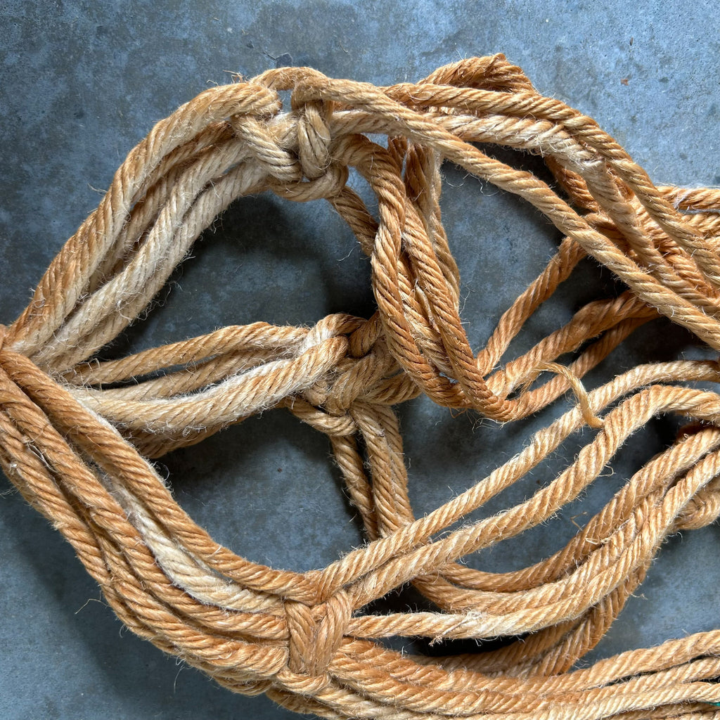 MACRAME POT HANGER - HEY JUDE WORKSHOP • Vintage furniture & objects Melbourne