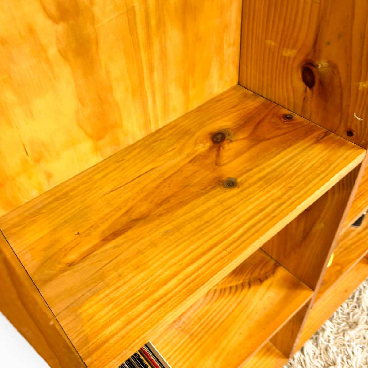 SOLID PINE ALCOVE BOOKCASE - HEY JUDE WORKSHOP • Vintage furniture & objects Melbourne