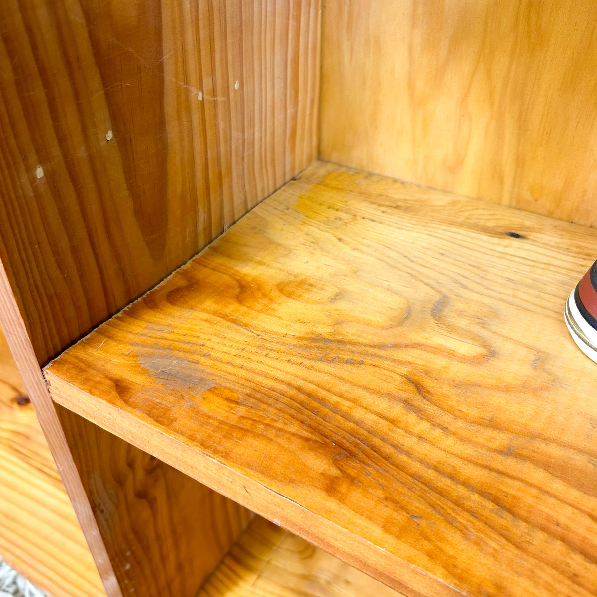 SOLID PINE ALCOVE BOOKCASE - HEY JUDE WORKSHOP • Vintage furniture & objects Melbourne