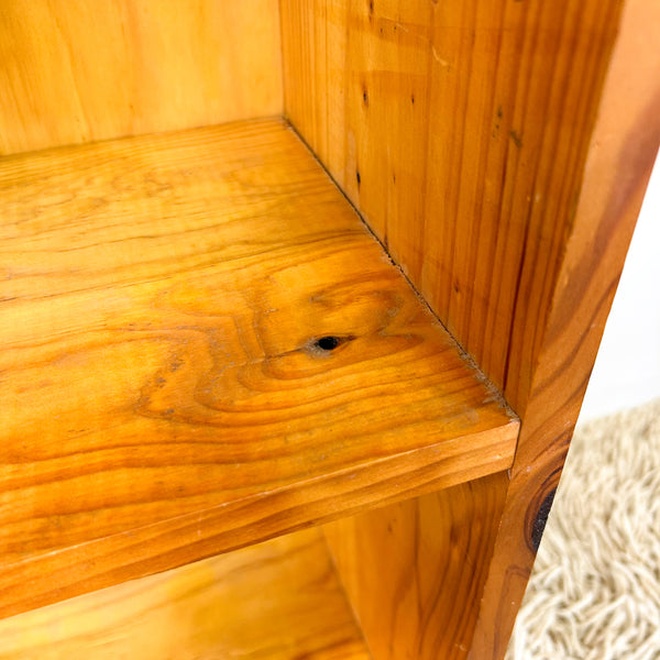 SOLID PINE ALCOVE BOOKCASE